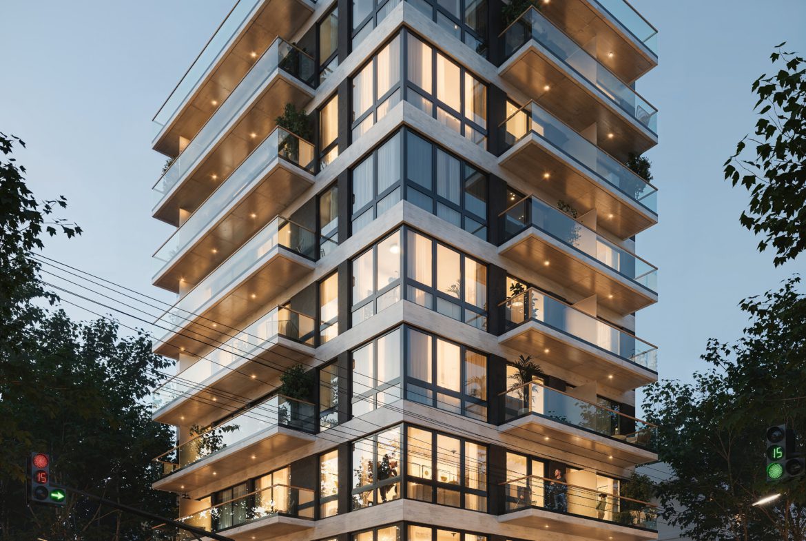 C01 - Hashtag - Congreso 3199 - Fachada en esquina noche (Final)